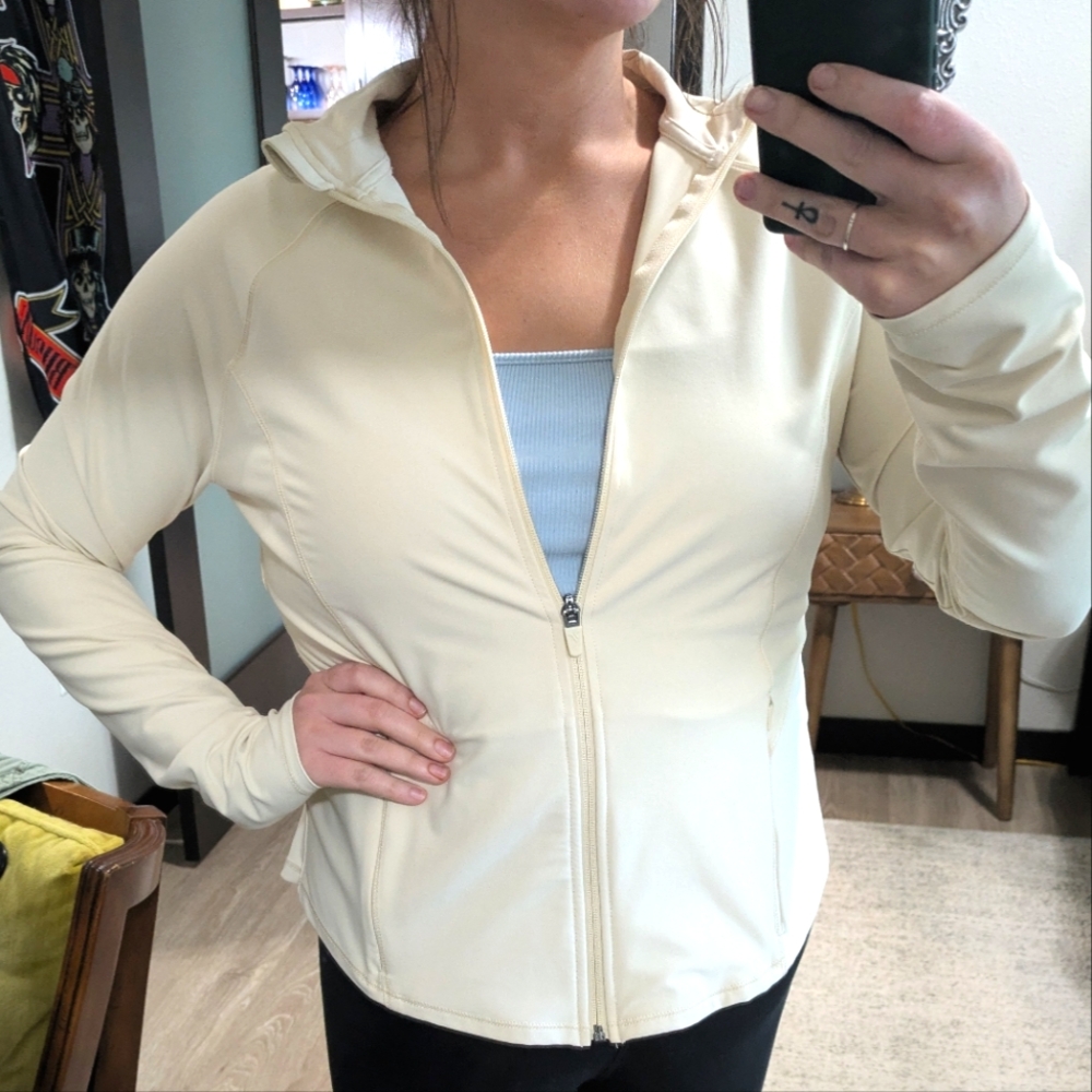 NWOT Old Navy Active Off-White Jacket